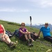 überraschend, erfreulich - das Zusammentreffen mit [u Fraroe]s Rösly, [u Esther58] und [u alpstein] beim Gipfelkreuz Gnipen
