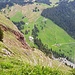 Dort unten - dorthin gehts wieder