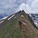 Mitten auf dem Weg zum Grindelgrat sitzen die 2 brüchigen Grathöcker "Bär".