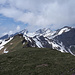 Auf dem Grindelgrat, Punkt 2390 m. Blick zur Schwarzhorn-Wildgärstgruppe