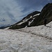 Der "Gletscher" am Roggentalsattel / Il "ghiacciao" sul Roggentalsattel