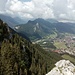 Tiefblick nach Oberammergau