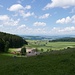 Depuis le Lüüseberg, vue vers Berne et le Bantiger
