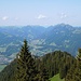 Aufstieg zum Grünten (1738 m),<br />Blick nach Südwesten in Richtung Gunzesrieder Tal