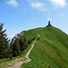 Übergang vom Sender Grünten zum Jägerdenkmal/Übelhorn (1738 m)