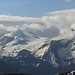 Die Berge um den Olperer herum können sich heute ihrer Wolkenmützen nicht entledigen.