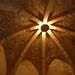 Zwischendecke im Torre di Federico II, der fast 24 m hoch und scheinbar genau in der Mitte Siziliens steht