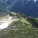 la cresta E e la parte destra orografica dell'Alpe d'Alpigia visti dalla vetta 