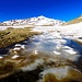 Il disgelo primaverile, sullo sfondo il Pizzo Marumo (2790 m)