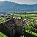 Il panorama da Via delle Vigne, a fondovalle si vede la chiesa di San Michele.