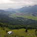 Tiefblick nach Oberstdorf im Aufstieg zum Sattelkopf