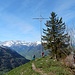 am Kreuz vor dem Bleikigrat; Ausblick ins Engelbergertal (mit Huetstock) und ins BO