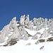 Le guglie dolomitiche del Pizzo Colombe o Campanitt (2545 m).<br />"Campanitt" significa piccoli campanili.