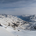Blick zum Tal vom Gotthardpass hinaus