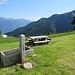 La fontana al valico dell'Alpe di Neggia.