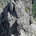Kurze, aber ausgesetzte Kletterstelle vor der Hochgehrenspitze (knapp II)