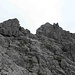 Felsiges Gelände beim Gipfelanstieg zur Oberstdorfer Hammerspitze (I)