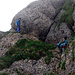 ...am Speer Klettersteig.
