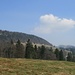 Blick zurück auf den Grat des Dilitschchopfes; 
unter der Wolke Röti, davor Weissenstein
