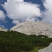 Wand-Rückblick bei Geröllabfahrt