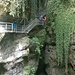 Visita turistica al canyon del Rio Sass nel paese di Fondo.