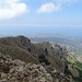 Auf dem Gipfel des Monte Macabubbo mit dem Blick bis zum Thyrrenischen Meer