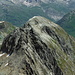 Piz Forcellina - view from the summit of Piz Turba.
