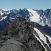 Piz Mäder - view from the summit of Piz Turba.