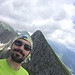 Selfie sulla Cima Dora.. Dietro di me la seconda cima di giornata e la bellissima cresta!