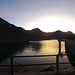 Si parte e l'alba sul Lago Ritom è magnifica