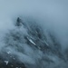 Silvrettahorn im Nebel