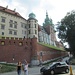 Cracovia: la salita al castello di Wawel.