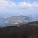 Vista verso Lugano dal Poncione d'Arzo