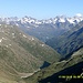 Zoomaufnahme von der Siegerlandhütte talauswärts