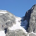 <b>Passo di Maniò (2717 m) - Canalone con una pendenza di 40°.</b>