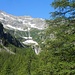 Ecco la testata della valle con la cascata di Ombraoro. Mi fermo qui, all'alpe dovrebbe mancare molto poco ma sono atteso alla Granarioli.