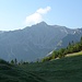 An der Fischbachalm mit Blick ins Karwendel