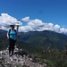 Am Ausstieg des Klettersteigs.