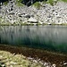 Lago della Cavegna inferiore.<br />Acqua piuttosto profonda