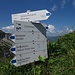 Am Gängele angekommen - man könnte hier ins Retterschwangtal und zum Mitterhaus absteigen. Ich aber .....