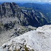 schöner Tiefblick zur Hütte und nach Lofer