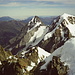 Gipfelpanorama nach NE: auch die beiden Kumpel des Dreigestirns Mönch und Eiger dürfen nicht fehlen...Links Schwarzhorngruppe, Brienzergrat und Pilatus