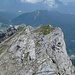 Blick auf die Steinberge in unmittelbarer Nähe der Schärtenspitze