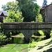 Idyllische Brücke über den Aschbach in Aschfeld.