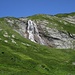 links ein Teil des Wasserfalls des Ri di Mutarasc