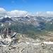 Panorama dalla vetta del Tarmierhorn verso la Val Formazza.