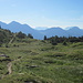 Panorama dall'Alpe Chiera 2038 mt.