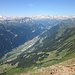 Panorama dal Piz Pécian 2662 mt (Val Bedretto & Gottardo).
