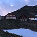Breslauer Hütte kurz vor Sonnenuntergang