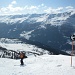 bei der Zirmbahn Bergsation, Blick ins Rojental mit den schönen Skitourenbergen
